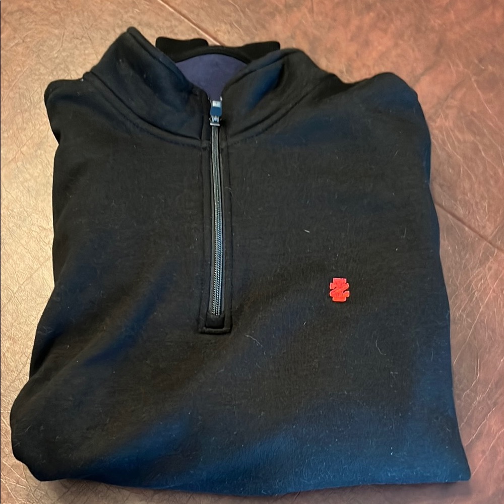 Black Half-Zip Sweater